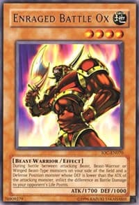Enraged Battle Ox - Invasion of Chaos (Worldwide English) - YuGiOh card