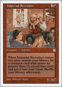 Imperial Recruiter - Portal Three Kingdoms - Magic: The Gathering card