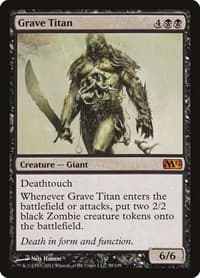 Grave Titan - Magic 2012 (M12) - Magic: The Gathering card