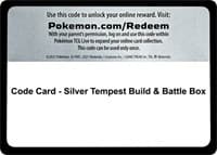 Code Card - Silver Tempest Build & Battle Box - SWSH12: Silver Tempest - Pokemon card