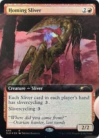 Homing Sliver (Extended Art) - Secret Lair Drop Series - Magic: The Gathering card