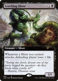 Leeching Sliver (Extended Art) - Secret Lair Drop Series - Magic: The Gathering card