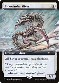 Sidewinder Sliver (Extended Art) - Secret Lair Drop Series - Magic: The Gathering card