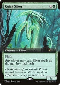 Quick Sliver (Extended Art) - Secret Lair Drop Series - Magic: The Gathering card