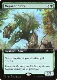 Megantic Sliver (Extended Art) - Secret Lair Drop Series - Magic: The Gathering card
