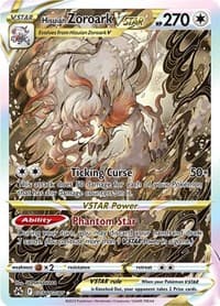 Hisuian Zoroark VSTAR - SWSH: Crown Zenith: Galarian Gallery - Pokemon card