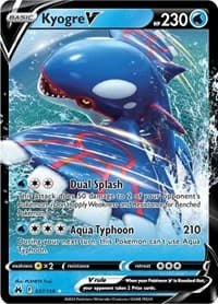 Kyogre V - SWSH: Crown Zenith - Pokemon card