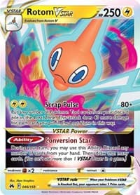 Rotom VSTAR - SWSH: Crown Zenith - Pokemon card