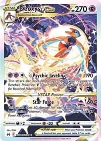 Deoxys VSTAR - SWSH: Crown Zenith: Galarian Gallery - Pokemon card