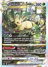 Leafeon VSTAR - SWSH: Crown Zenith: Galarian Gallery - Pokemon card