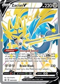 Zacian V (Shiny) - SWSH292 - SWSH: Sword & Shield Promo Cards - Pokemon card