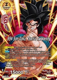 SS4 Son Goku, Tearful Awakening (Z03 Dash Pack) - Promotion Cards - Dragon Ball Super: Masters card