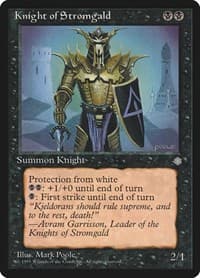 Knight of Stromgald - Ice Age - Magic: The Gathering card