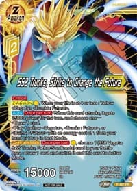 SS2 Trunks, Strike to Change the Future (Z03 Dash Pack) - Promotion Cards - Dragon Ball Super: Masters card