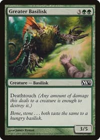 Greater Basilisk - Magic 2012 (M12) - Magic: The Gathering card