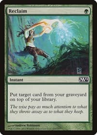 Reclaim - Magic 2012 (M12) - Magic: The Gathering card