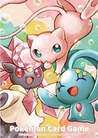 Pokemon TCG: Pokemon Center Japan Exclusive Card Sleeves - Mew, Manaphy and Deancie (64-Pack) - Pokemon International Card Sleeves - Card Sleeves card