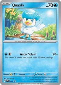 Quaxly - 003 - SV: Scarlet & Violet Promo Cards - Pokemon card