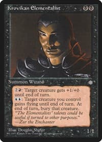 Krovikan Elementalist - Ice Age - Magic: The Gathering card