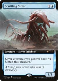 Scuttling Sliver (Extended Art) - Secret Lair Drop Series - Magic: The Gathering card