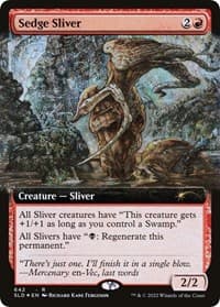 Sedge Sliver (Extended Art) - Secret Lair Drop Series - Magic: The Gathering card