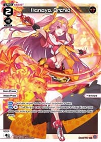Hanayo, Orchid (Parallel Foil) - Welcome Back Diva -selector- - WIXOSS card