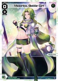 Midoriko, Battle Girl (Parallel Foil) - Welcome Back Diva -selector- - WIXOSS card