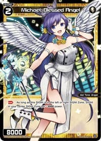 Michael, Blessed Angel (Parallel Foil) - Welcome Back Diva -selector- - WIXOSS card