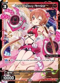Letti, Heavy Armed (Parallel Foil) - Welcome Back Diva -selector- - WIXOSS card