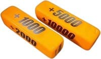 Orange Power Counter (Set of 2) - Cardfight!! Vanguard Counters - Life Counters card