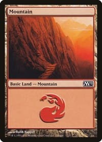 Mountain (244) - Magic 2012 (M12) - Magic: The Gathering card