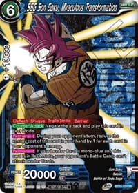 SSG Son Goku, Miraculous Transformation (Championship 2022 Celebration Pack) - Promotion Cards - Dragon Ball Super: Masters card