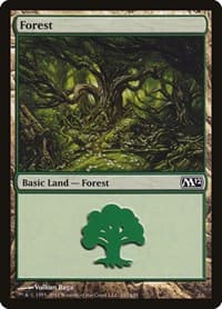 Forest (247) - Magic 2012 (M12) - Magic: The Gathering card
