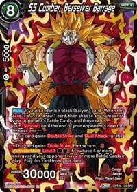 SS Cumber, Berserker Barrage - Power Absorbed - Dragon Ball Super: Masters card