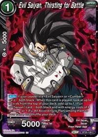Evil Saiyan, Thirsting for Battle - Power Absorbed - Dragon Ball Super: Masters card