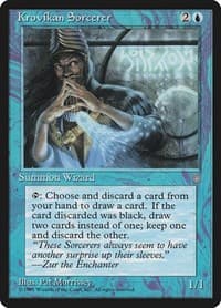 Krovikan Sorcerer - Ice Age - Magic: The Gathering card