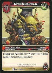 Kirox Butcherblade - CAT Promos - WoW card