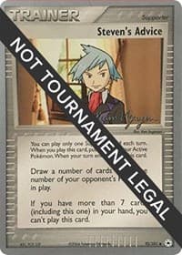 Steven's Advice - 2004 (Kevin Nguyen) - World Championship Decks - Pokemon card