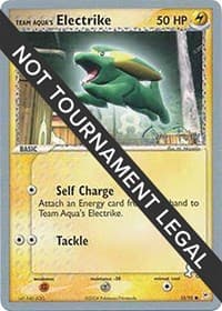 Team Aqua's Electrike - 2004 (Chris Fulop) - World Championship Decks - Pokemon card