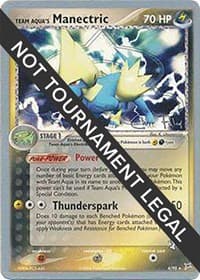 Team Aqua's Manectric - 2004 (Chris Fulop) - World Championship Decks - Pokemon card