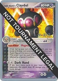 Team Magma's Claydol - 2004 (Tsuguyoshi Yamato) - World Championship Decks - Pokemon card