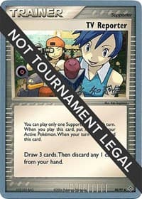 TV Reporter - 2004 (Tsuguyoshi Yamato) - World Championship Decks - Pokemon card