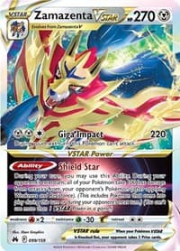 Zamazenta VSTAR - SWSH: Crown Zenith - Pokemon card