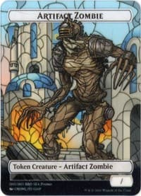 Artifact Zombie Token [SEA Exclusive] - The Brothers' War - Magic: The Gathering card