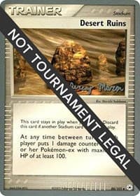 Desert Ruins - 2005 (Jeremy Maron) - World Championship Decks - Pokemon card