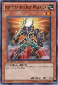 Key Man the Key Warrior - Starter Deck: Dawn of the Xyz - YuGiOh card
