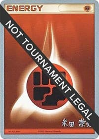Fighting Energy - 2005 (Takashi Yoneda) - World Championship Decks - Pokemon card