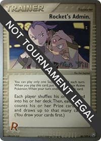 Rocket's Admin. - 2005 (Curran Hill) - World Championship Decks - Pokemon card