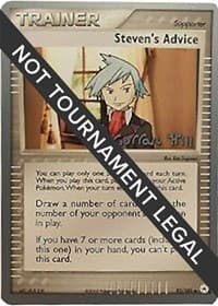 Steven's Advice - 2005 (Curran Hill) - World Championship Decks - Pokemon card