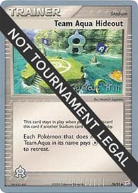 Team Aqua Hideout - 2005 (Curran Hill) - World Championship Decks - Pokemon card